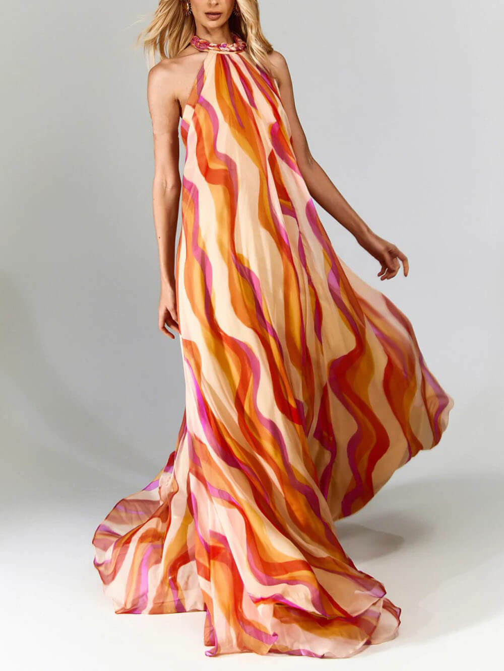 Vestido Ocean Wave™ - Tejido premium ligero y transpirable