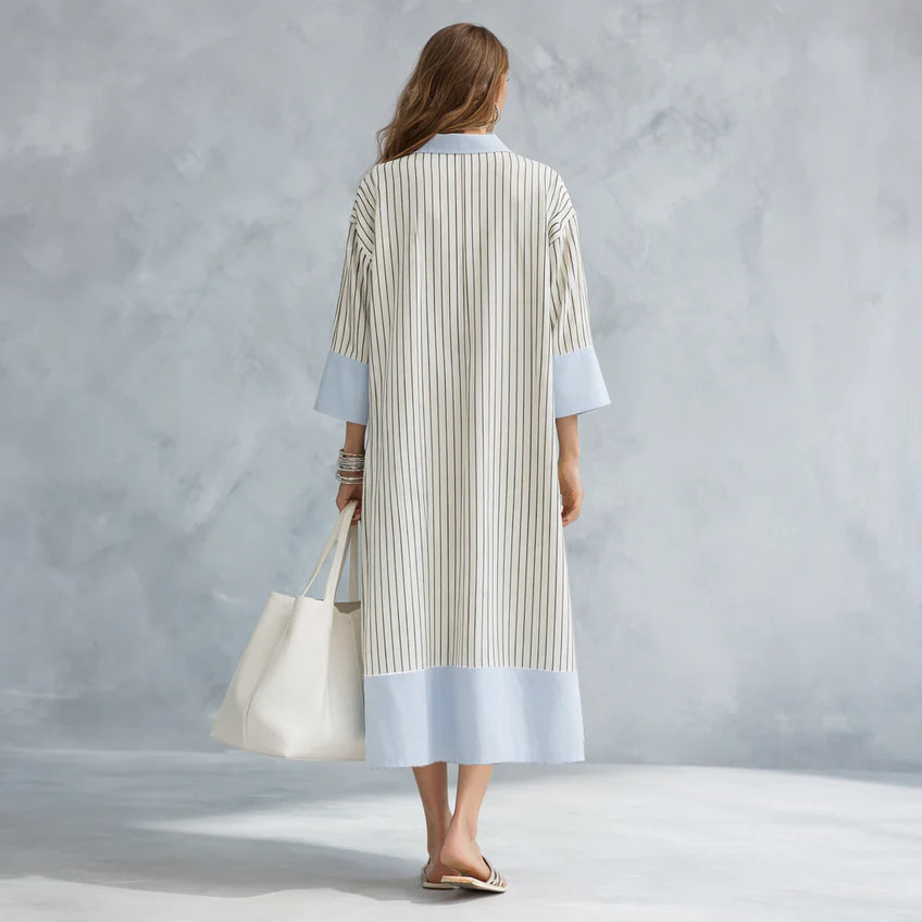 Vestido Riviera Stripes™ - Frescura y sofisticación con un estilo relajado y elegante.