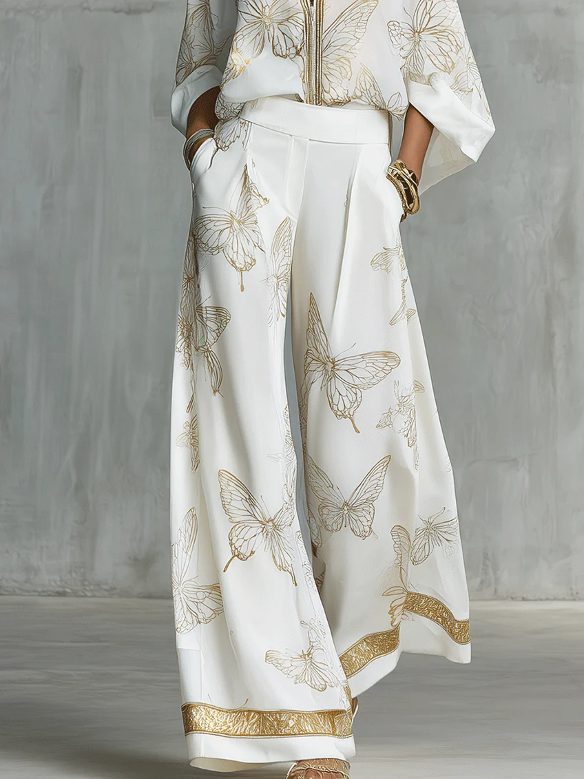 Conjunto Mariposa Dorée™ – Elegancia Atemporal con un Toque de Distinción