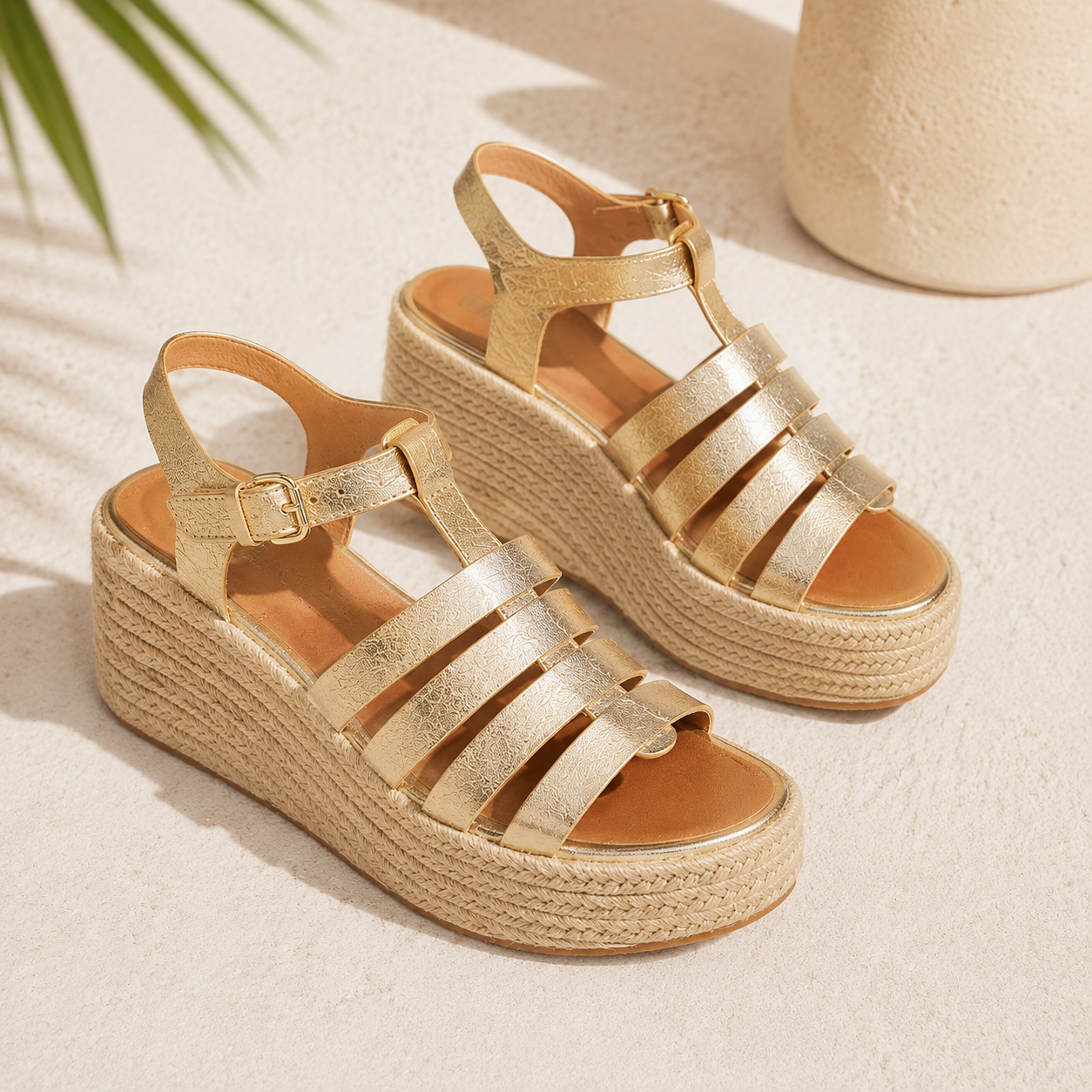 Sandalias Beatriz - Altura cómoda y favorecedora
