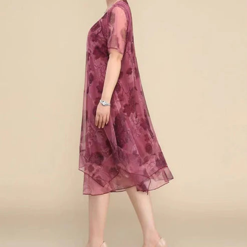 Vestido Floral Eterna™ - Ligereza y elegancia para realzar tu belleza.