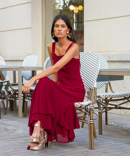 Vestido Catalina Brisa™ – Elegancia Natural con Movimiento Sofisticado