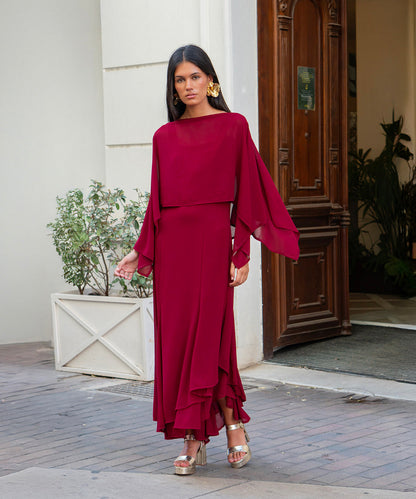 Vestido Catalina Brisa™ – Elegancia Natural con Movimiento Sofisticado