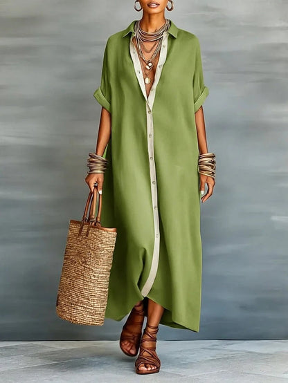 Vestido Camisero Maxi: Versatilidad y Estilo en una Sola Prenda