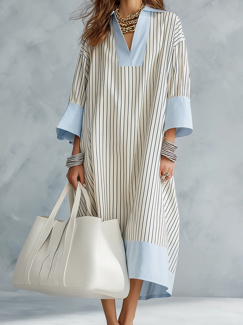 Vestido Riviera Stripes™ - Frescura y sofisticación con un estilo relajado y elegante.