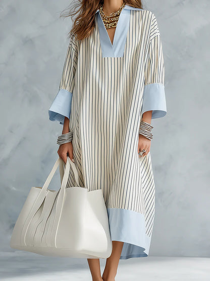 Vestido Riviera Stripes™ - Frescura y sofisticación con un estilo relajado y elegante.