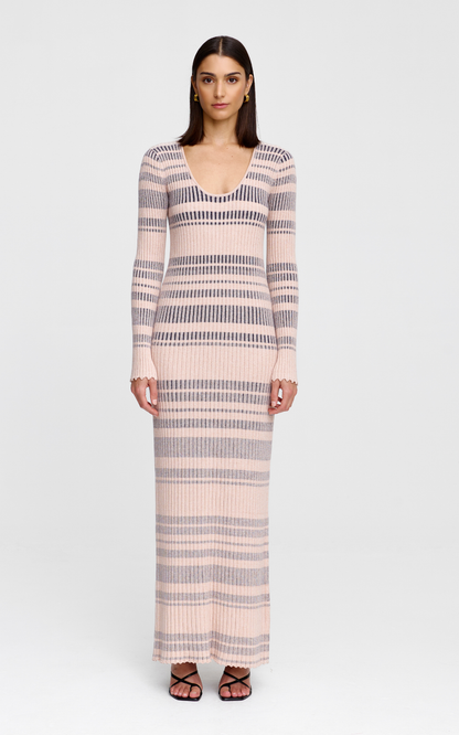 Vestido Celeste. - 100% Algodón Natural