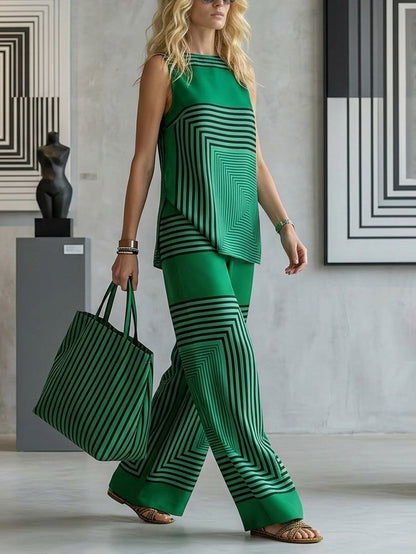 Conjunto Geometric Luxe™ – Elegancia moderna con un diseño que roba miradas