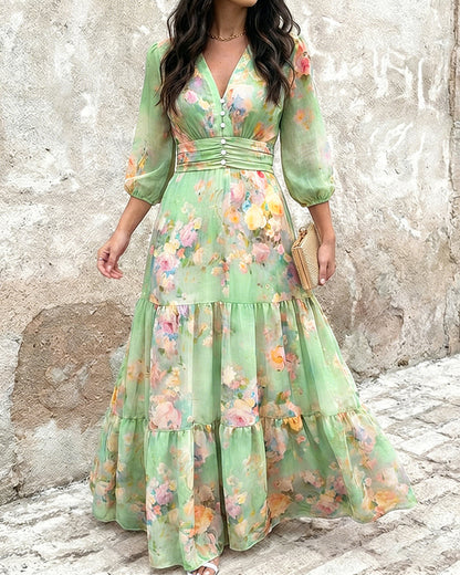 Vestido Ethereal Bloom™ - Realza el cuello y aporta una silueta elegante.