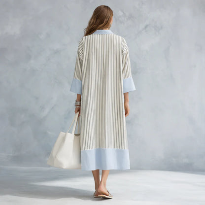 Vestido Riviera Stripes™ - Frescura y sofisticación con un estilo relajado y elegante.