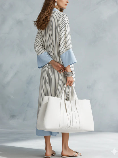 Vestido Riviera Stripes™ - Frescura y sofisticación con un estilo relajado y elegante.