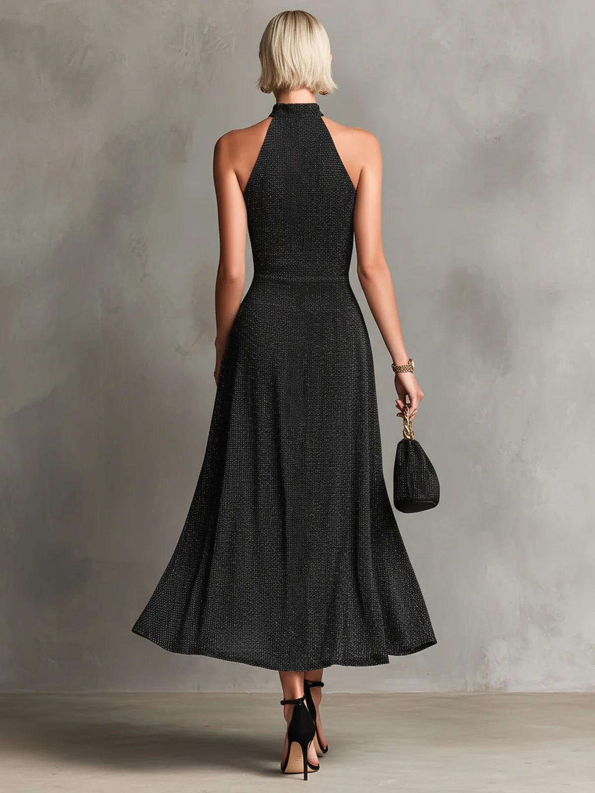 Vestido Midnight Glam™ - Sofisticación y elegancia para deslumbrar en cada ocasión.