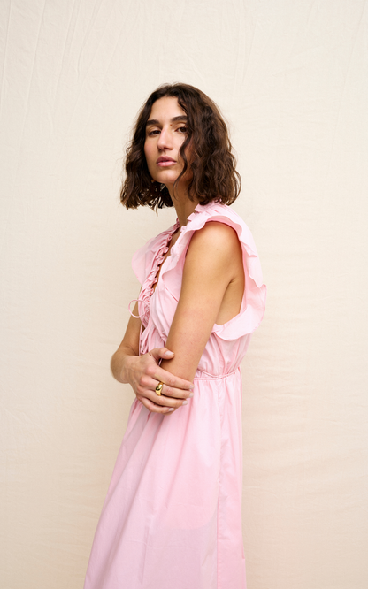 Vestido Rosalie Bloom™ – Romanticismo Suave con Elegancia Atemporal