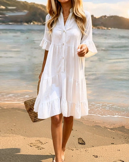 Vestido Coastal Grace™ – Frescura Elegante para Días de Verano