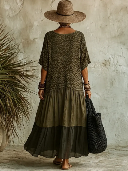 Vestido Savannah Soul™ – Elegancia Salvaje con Espíritu Bohemio