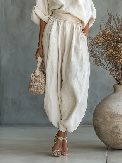 Set de Lino "Casual Chic"- La Definición de la Elegancia Relajada