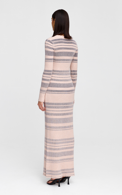 Vestido Celeste. - 100% Algodón Natural