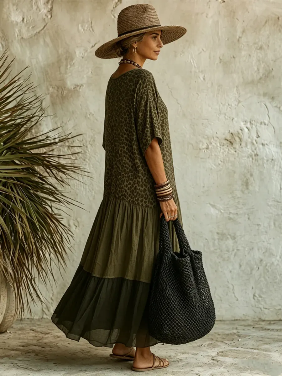 Vestido Savannah Soul™ – Elegancia Salvaje con Espíritu Bohemio