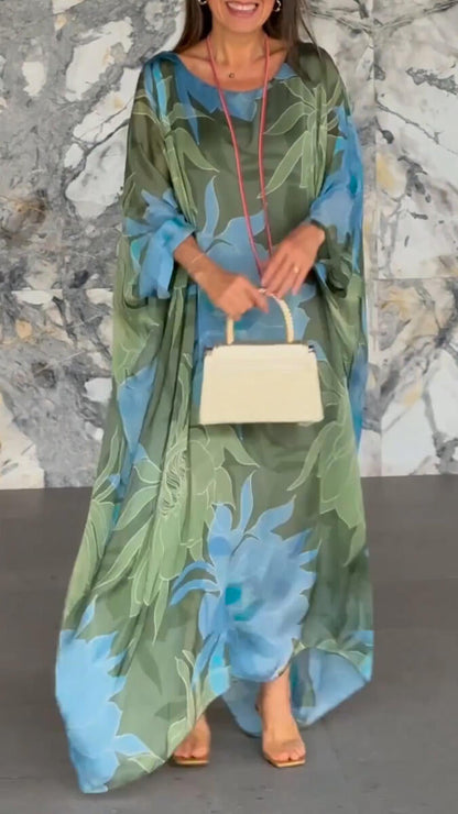 Vestido Azure Bloom™ - Silueta amplia y relajada
