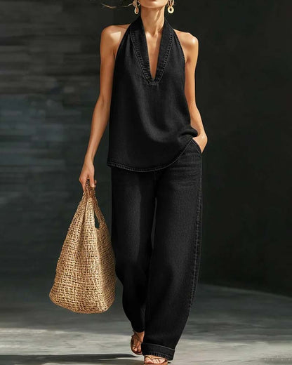 Conjunto Denim Riviera™ – Sofisticación Relajada para Cada Día