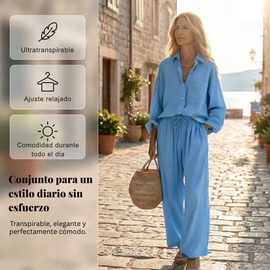 Conjunto Linen-Look™ -  Frescura y Transpirabilidad