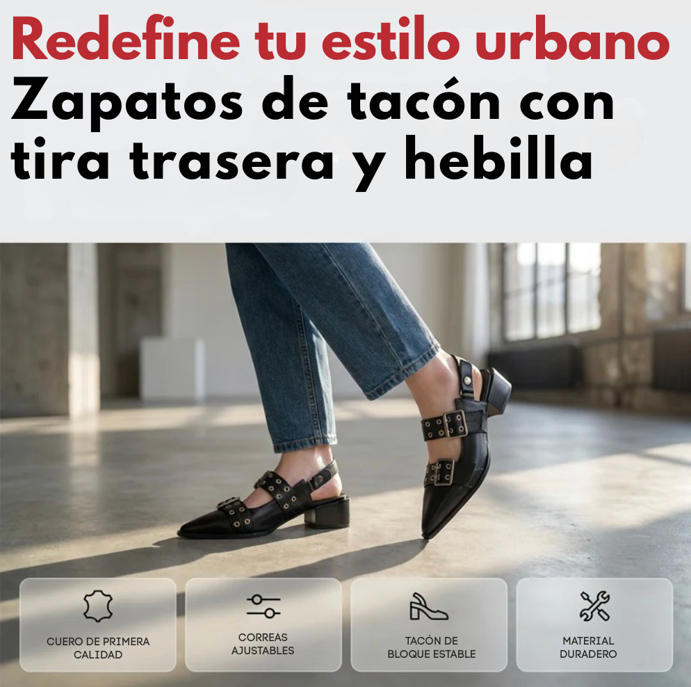 Zapatos Renata -  El equilibrio perfecto entre actitud y elegancia