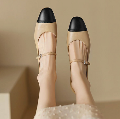 Zapato Mary Jane - Tacón de bloque para máxima tracción y equilibrio.