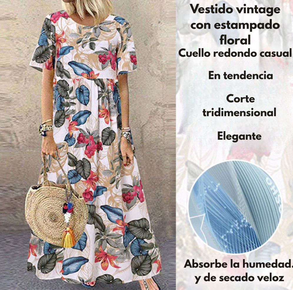 Vestido Bárbara - Tejido ligero y transpirable