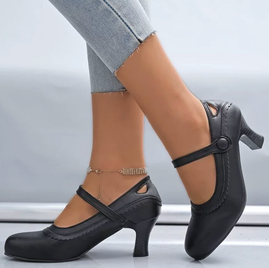Zapatos Mary Jane Retro Bloom™ – Elegancia Vintage, Comodidad del Siglo XXI