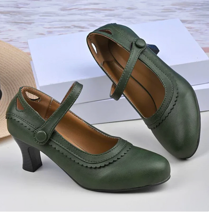 Zapatos Mary Jane Retro Bloom™ – Elegancia Vintage, Comodidad del Siglo XXI