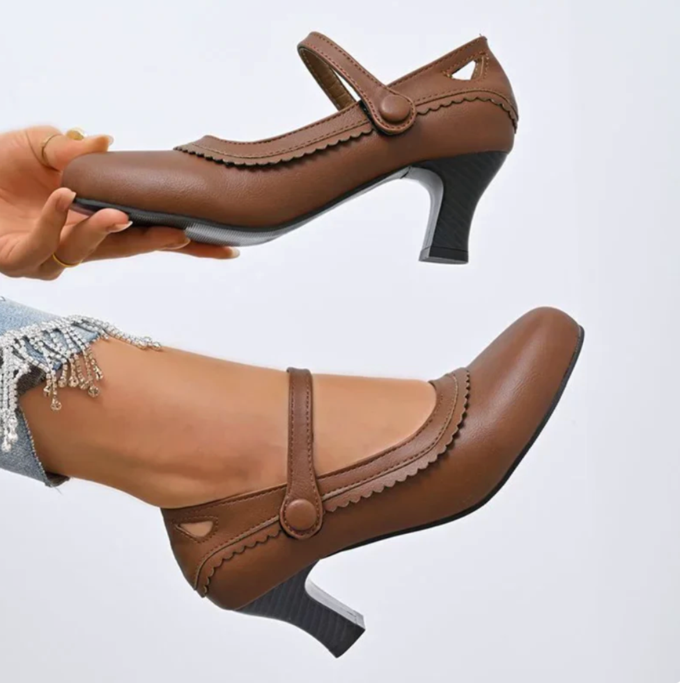 Zapatos Mary Jane Retro Bloom™ – Elegancia Vintage, Comodidad del Siglo XXI