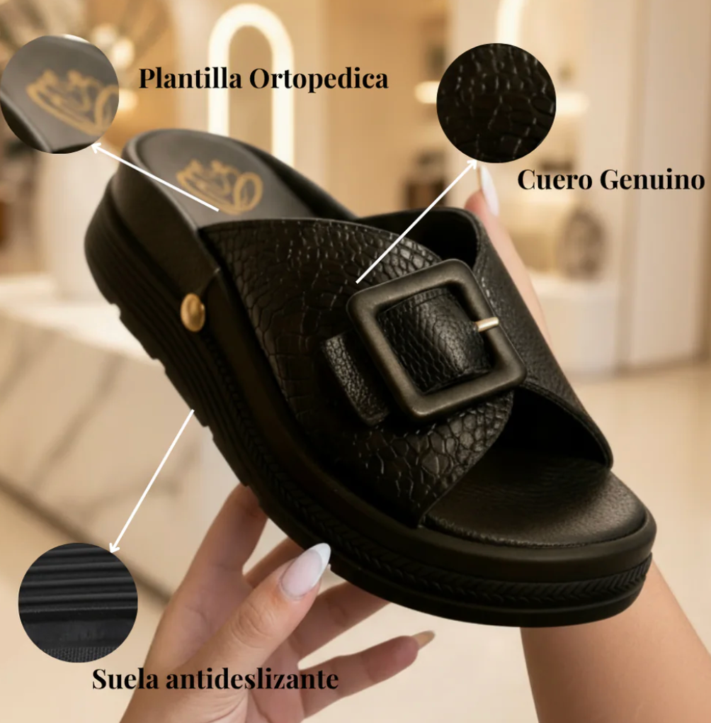 Sandalias Amapola™ - Cuentan con una plantilla ortopédica que cuida cada paso