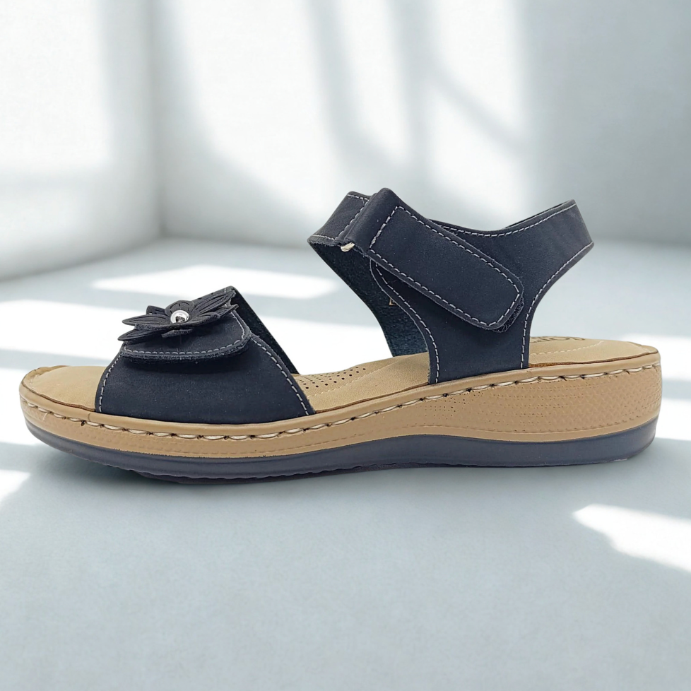 Sandalias Floral Elegance™ - Confort Anatómico Superior