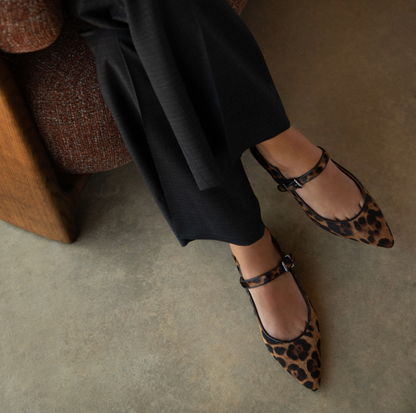 Zapatos Leopard Edit -  Elegancia Atemporal con un Toque Salvaje