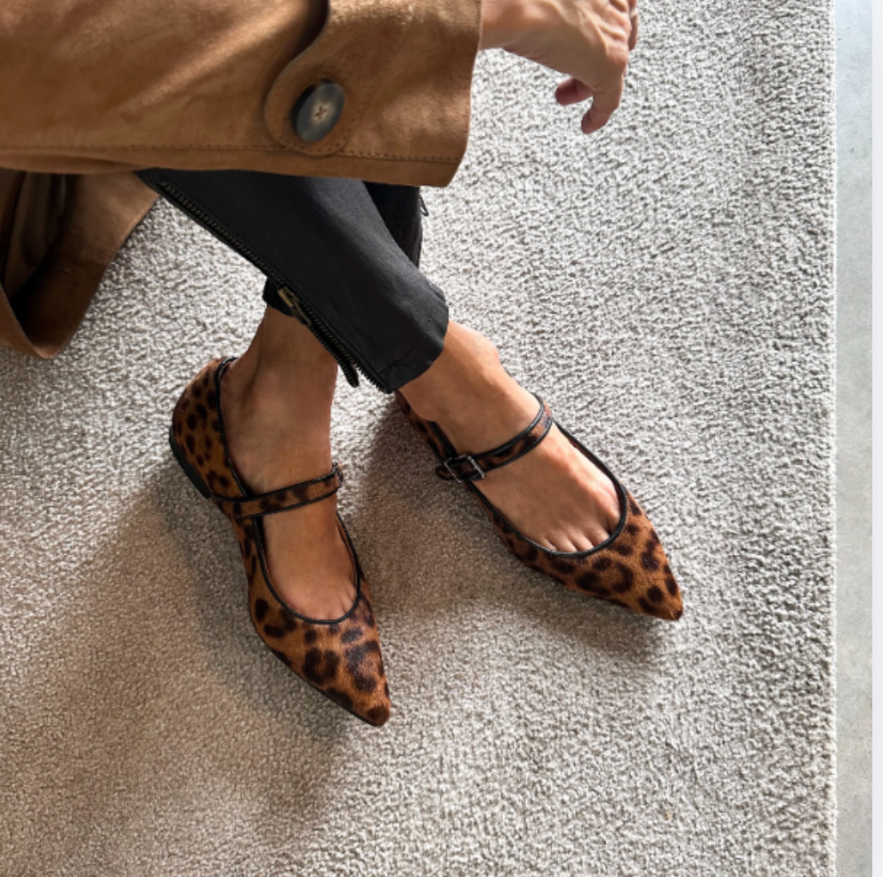 Zapatos Leopard Edit -  Elegancia Atemporal con un Toque Salvaje