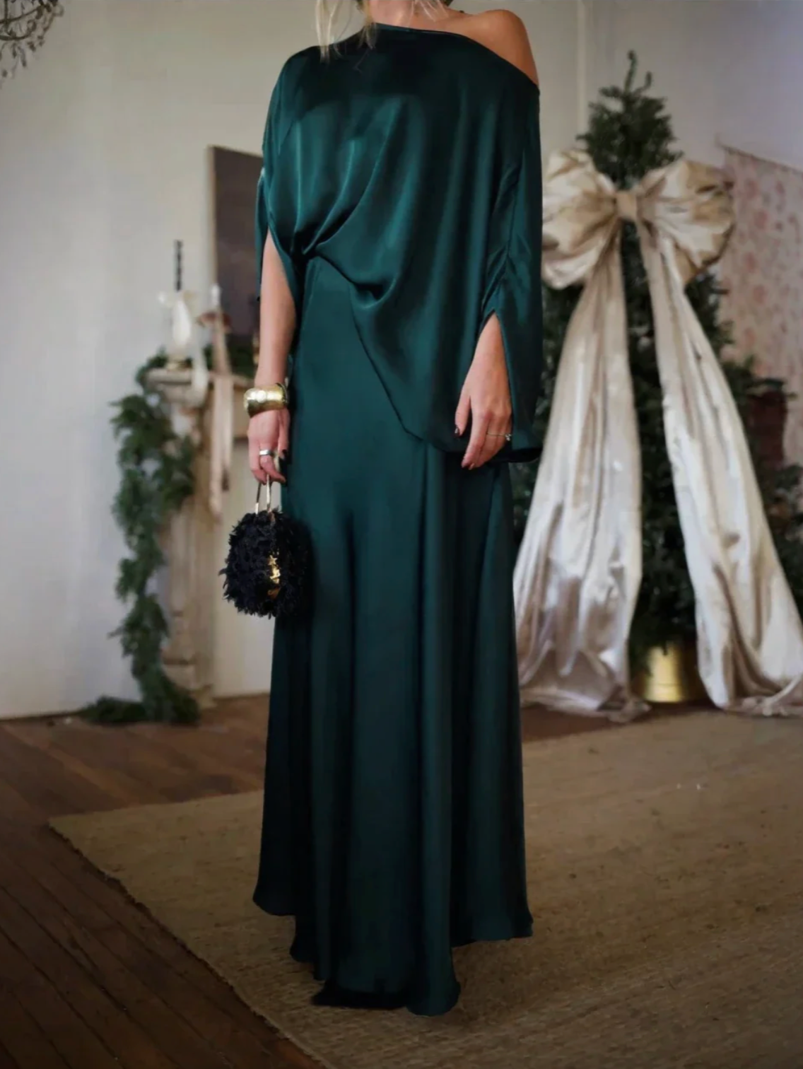 Vestido Elegante Satinado — Sofisticación que fluye contigo