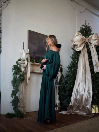 Vestido Elegante Satinado — Sofisticación que fluye contigo