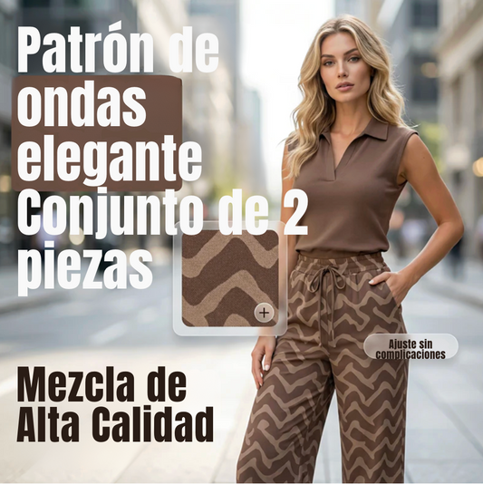 Conjunto Lauren - Estiliza visualmente las piernas y ofrece una caída elegante