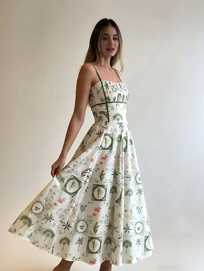 Vestido Inti - Escote recto sofisticado