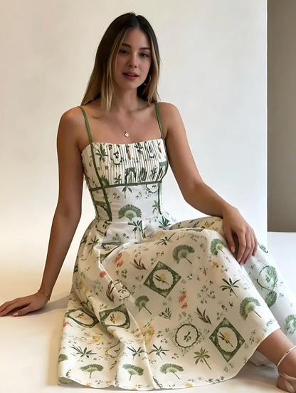 Vestido Inti - Escote recto sofisticado