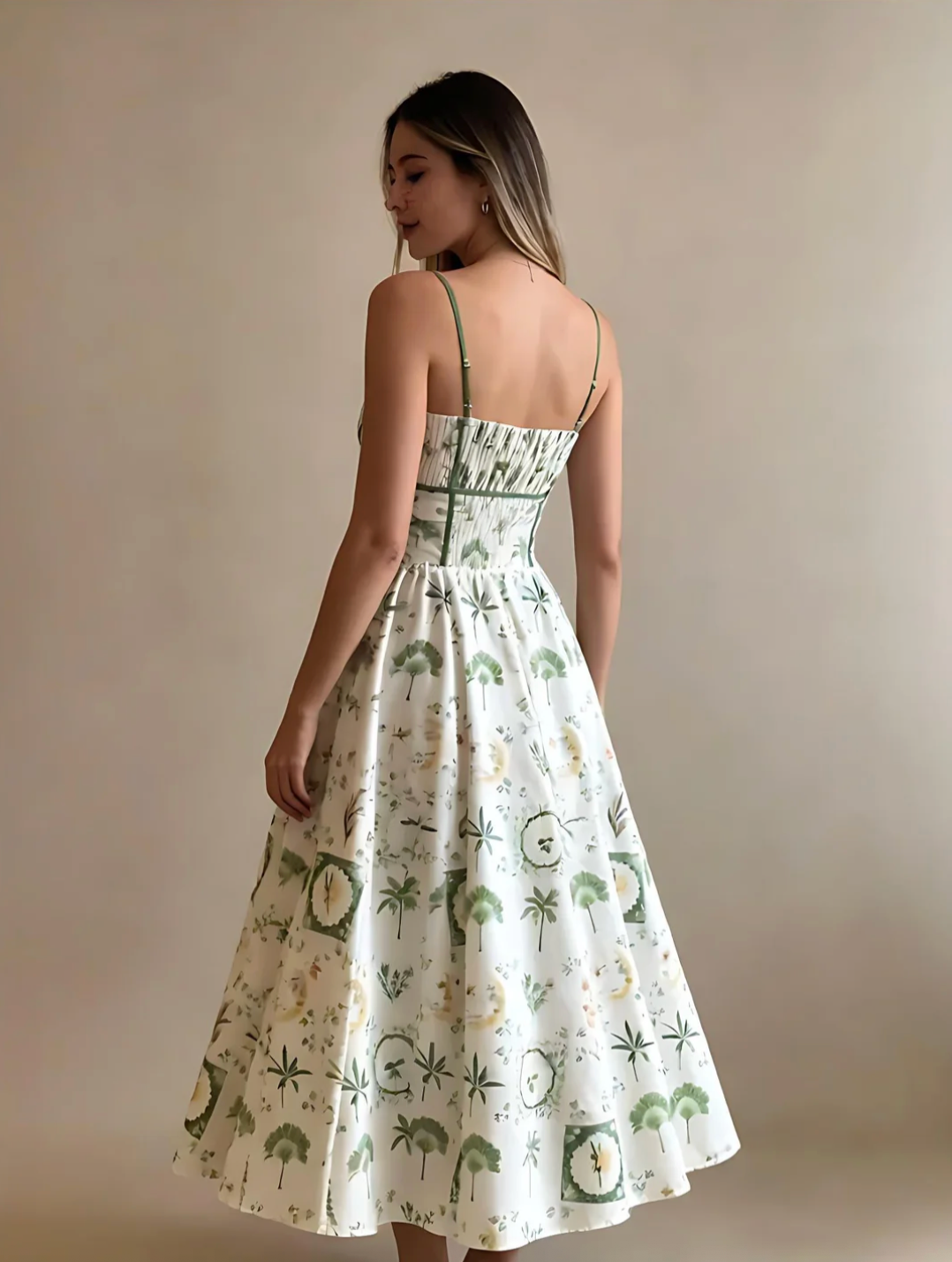 Vestido Inti - Escote recto sofisticado