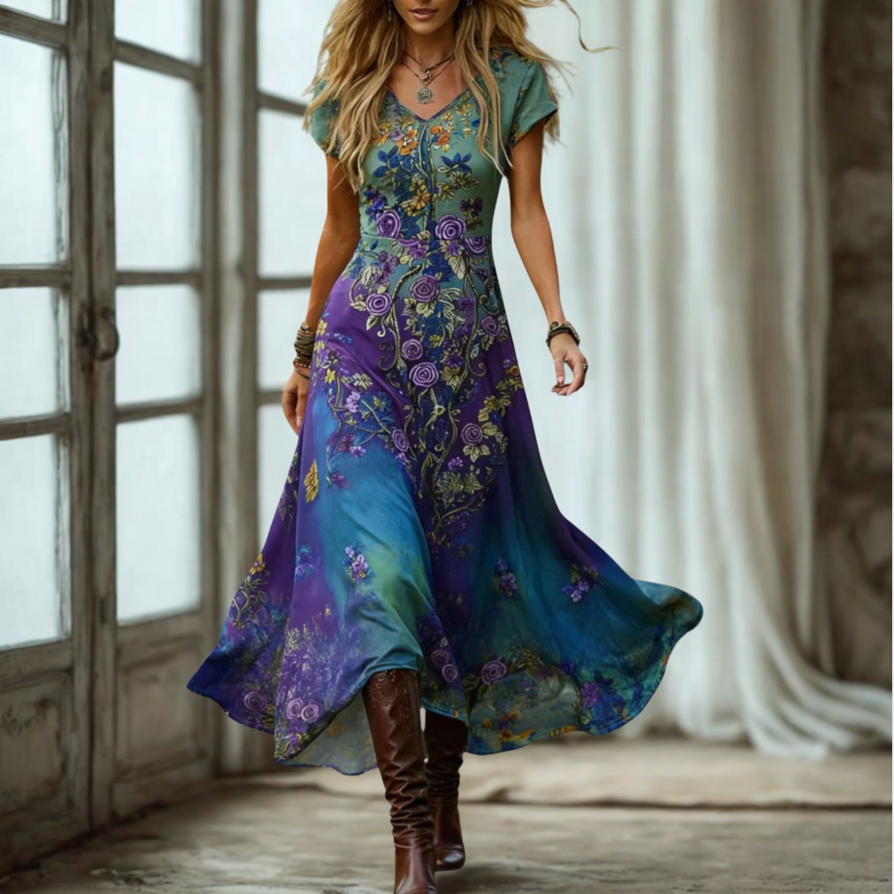 Vestido Regina - Ajuste cómodo con elasticidad