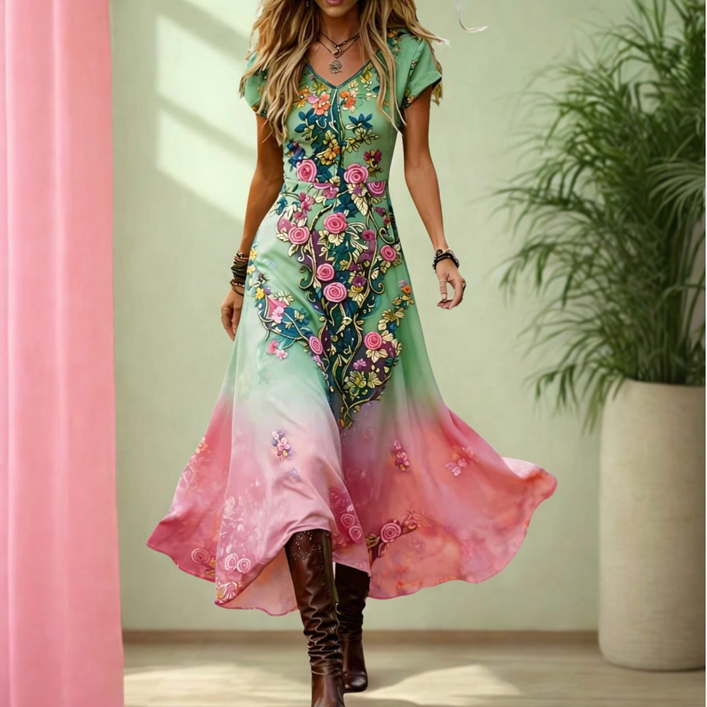 Vestido Regina - Ajuste cómodo con elasticidad
