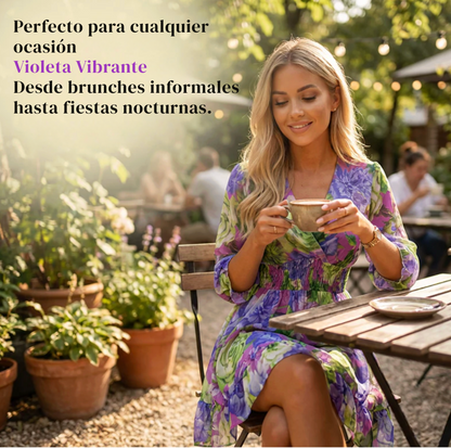 Vestido Floral Elegance - Excelente transpirabilidad