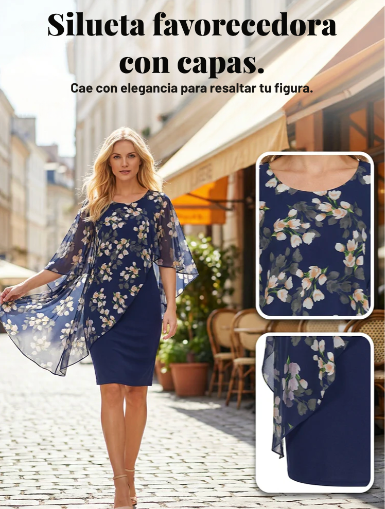 Vestido Beca - Caída elegante y natural