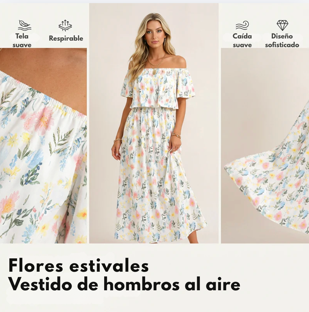 Vestido Becky - Tejido premium ligero y transpirable