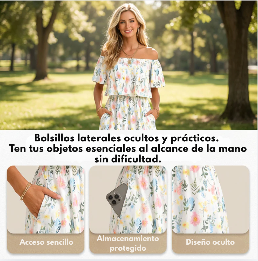 Vestido Becky - Tejido premium ligero y transpirable