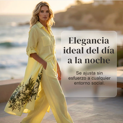 Conjunto Botanical - Tejido ligero y fresco para máximo confort