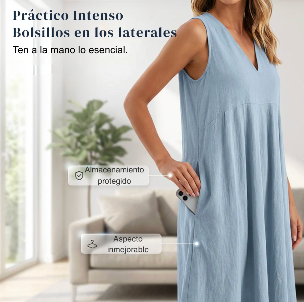 Vestido Briana -  Tejido premium suave y transpirable