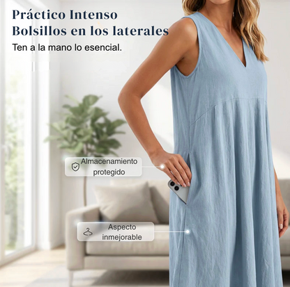 Vestido Briana -  Tejido premium suave y transpirable
